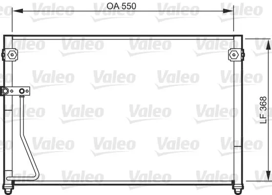 KLİMA RADYATÖRÜ VALEO 818085