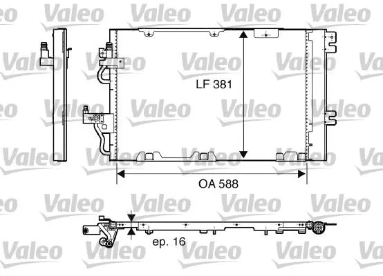 KLİMA RADYATÖRÜ VALEO 818114