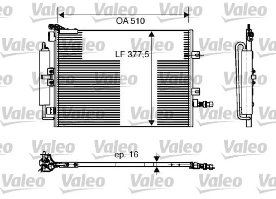 KLİMA RADYATÖRÜ VALEO 818165