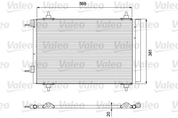 KLİMA RADYATÖRÜ VALEO 818171