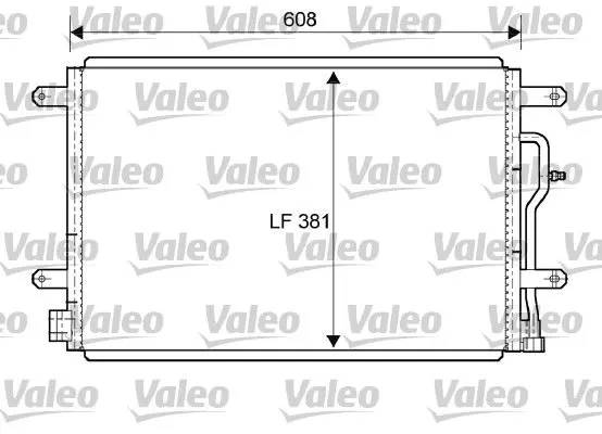 KLİMA RADYATÖRÜ VALEO 818190