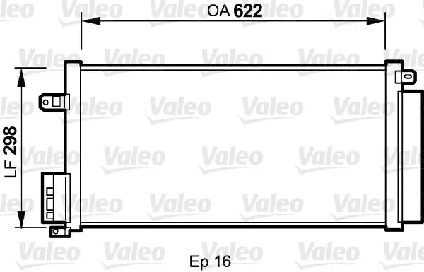 KLİMA RADYATÖRÜ VALEO 818192