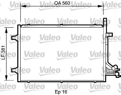 KLİMA RADYATÖRÜ VALEO 818194
