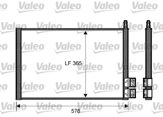 KLİMA RADYATÖRÜ VALEO 818195