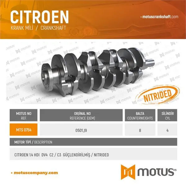 KRANK MİLİ MOTUS 754