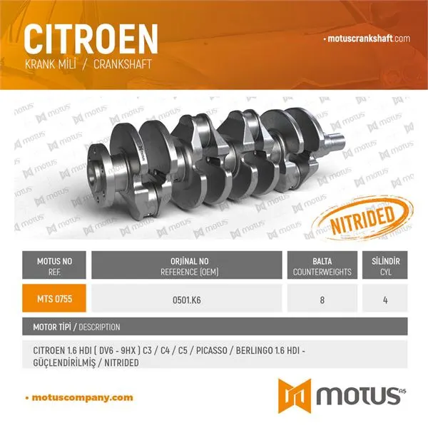 KRANK MİLİ MOTUS 755
