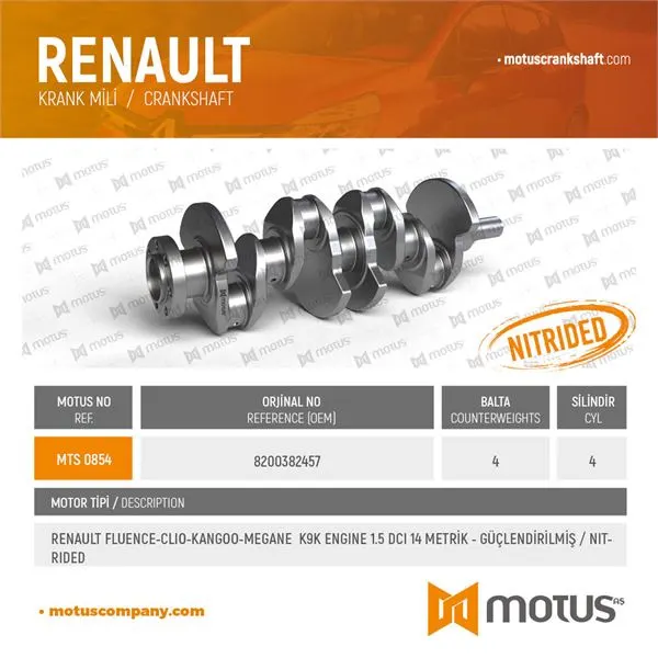 KRANK MİLİ MOTUS 854