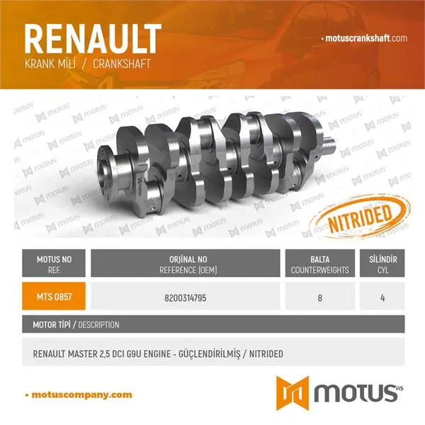 KRANK MİLİ MOTUS 857
