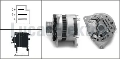LUCAS - Ağır Vasıta ALTERNATÖR LUCAS 619 201 58