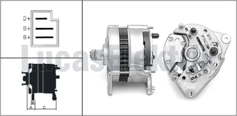 LUCAS - Ağır Vasıta ALTERNATÖR LUCAS LEA0033