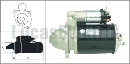 LUCAS - Ağır Vasıta MARŞ MOTORU LUCAS 27500
