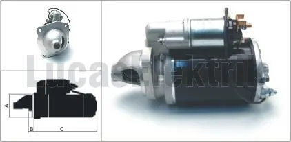 LUCAS - Ağır Vasıta MARŞ MOTORU LUCAS 27554