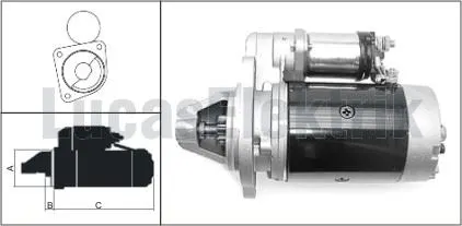 LUCAS - Ağır Vasıta MARŞ MOTORU LUCAS 619 240 31