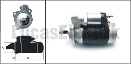 LUCAS - Ağır Vasıta MARŞ MOTORU LUCAS 619 240 94