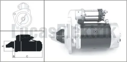LUCAS - Ağır Vasıta MARŞ MOTORU LUCAS 619 240 98