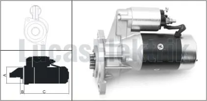 LUCAS - Ağır Vasıta MARŞ MOTORU LUCAS LES0184