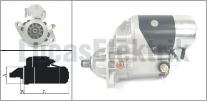 LUCAS - Ağır Vasıta MARŞ MOTORU LUCAS LES0257