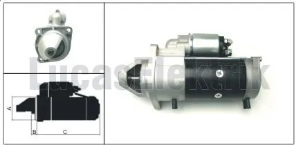 LUCAS - Ağır Vasıta MARŞ MOTORU LUCAS LES0319