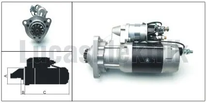LUCAS - Ağır Vasıta MARŞ MOTORU LUCAS LES0320