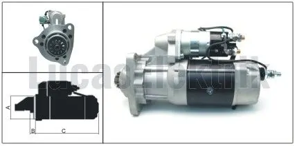 LUCAS - Ağır Vasıta MARŞ MOTORU LUCAS LES0321