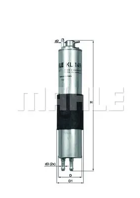 MAHLE FILTRE BENZİN FİLTRESİ MAHLE KL149