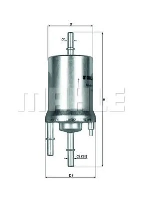 MAHLE FILTRE BENZİN FİLTRESİ MAHLE KL156/1