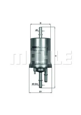 MAHLE FILTRE BENZİN FİLTRESİ MAHLE KL156/3