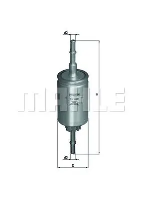 MAHLE FILTRE BENZİN FİLTRESİ MAHLE KL458