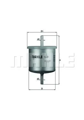 MAHLE FILTRE BENZİN FİLTRESİ MAHLE KL61