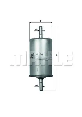 MAHLE FILTRE BENZİN FİLTRESİ MAHLE KL84