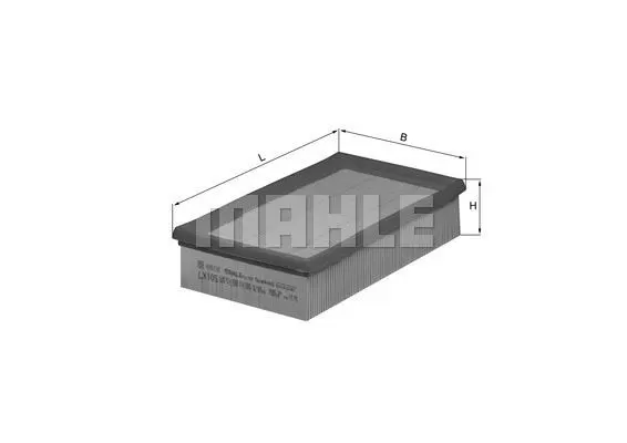 MAHLE FILTRE HAVA FİLTRESİ MAHLE LX105