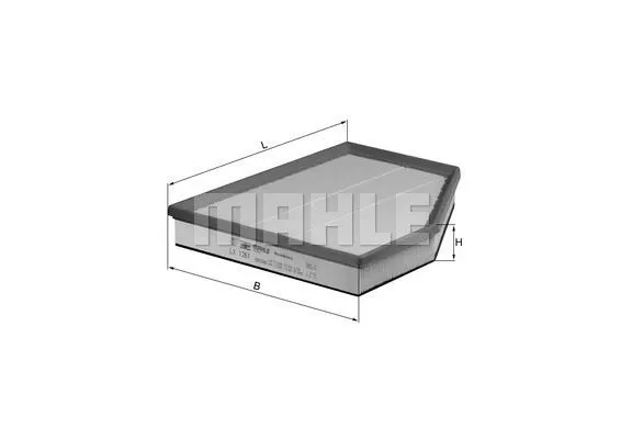 MAHLE FILTRE HAVA FİLTRESİ MAHLE LX1261