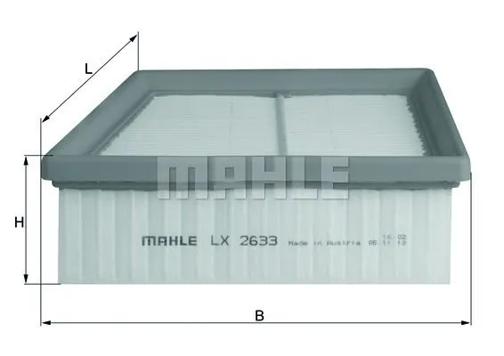MAHLE FILTRE HAVA FİLTRESİ MAHLE LX2633