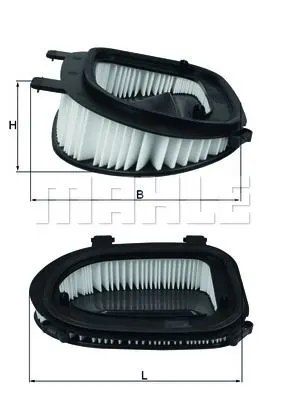 MAHLE FILTRE HAVA FİLTRESİ MAHLE LX3541