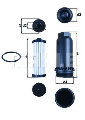 MAHLE FILTRE OTOMATİK ŞANZIMAN VE PARÇALARI MAHLE HX151KIT