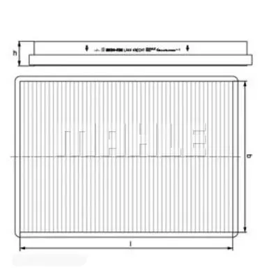 MAHLE FILTRE POLEN FİLTRESİ MAHLE LA44