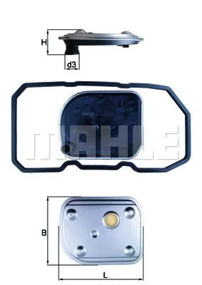 MAHLE FILTRE ŞANZIMAN FİLTRESİ VE PARÇALARI MAHLE HX158D