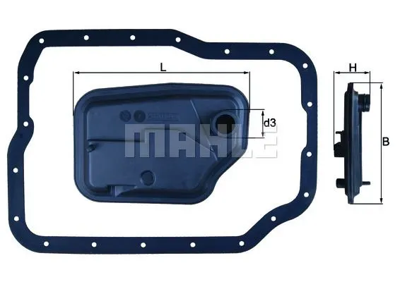 MAHLE FILTRE ŞANZIMAN YAĞ FİLTRE MAHLE HX149D