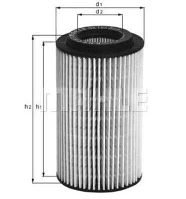 MAHLE FILTRE YAĞ FİLTRESİ MAHLE OX153D2