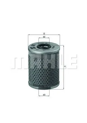 MAHLE FILTRE YAĞ FİLTRESİ MAHLE OX68D