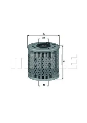 MAHLE FILTRE YAĞ FİLTRESİ MAHLE OX91D