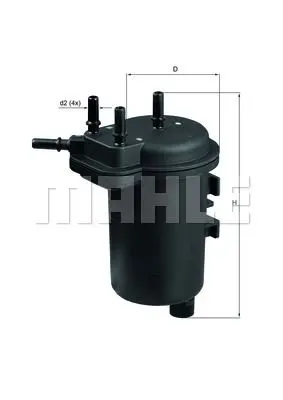 MAHLE FILTRE YAKIT FİLTRESİ MAHLE KL432