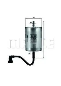 MAHLE FILTRE YAKIT FİLTRESİ MAHLE KL80