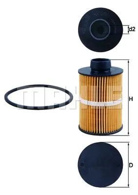MAHLE FILTRE YAKIT FİLTRESİ MAHLE KX208D
