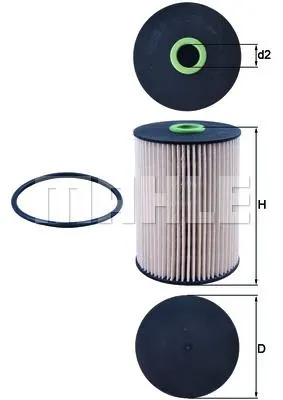 MAHLE FILTRE YAKIT FİLTRESİ MAHLE KX228D