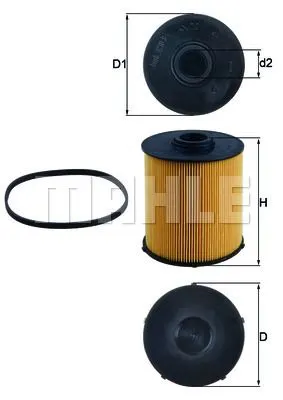 MAHLE FILTRE YAKIT FİLTRESİ MAHLE KX70D