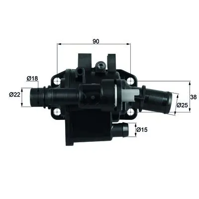 MAHLE TERMOSTAT TERMOSTAT MAHLE TH4283