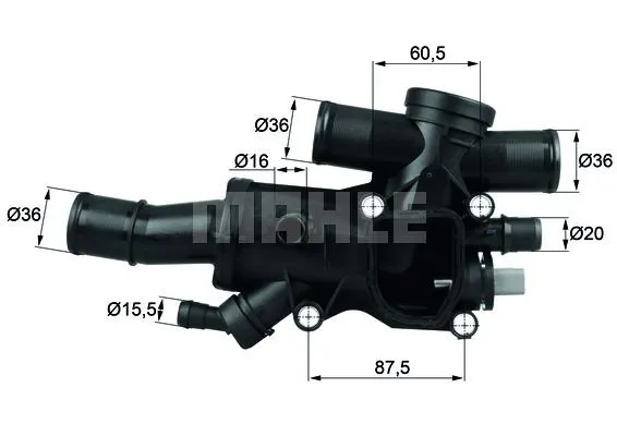 MAHLE TERMOSTAT TERMOSTAT MAHLE TH4483