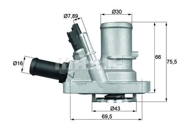 MAHLE TERMOSTAT TERMOSTAT MAHLE TI14488