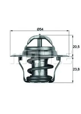 MAHLE TERMOSTAT TERMOSTAT MAHLE TX1487D